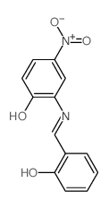 6-[[(2-hydroxy-5-nitro-phenyl)amino]methylidene]cyclohexa-2,4-dien-1-one结构式