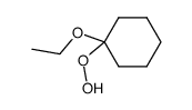 1-Aethoxy-cyclohexylhydroperoxid Structure