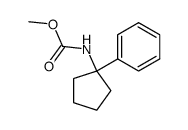 Methyl-(1-phenylcyclopentyl)-carbamat Structure