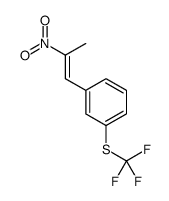 1-(2-nitroprop-1-enyl)-3-(trifluoromethylsulfanyl)benzene Structure
