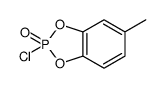 2-chloro-5-methyl-1,3,2λ5-benzodioxaphosphole 2-oxide Structure