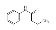 N-phenylbutanethioamide结构式