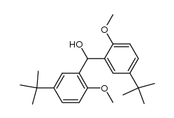 bis(5-(tert-butyl)-2-methoxyphenyl)methanol Structure