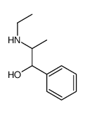 2-(ethylamino)-1-phenylpropan-1-ol Structure