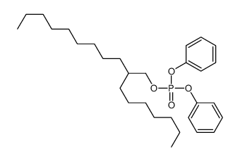 2-heptylundecyl diphenyl phosphate Structure