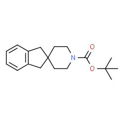1,3-二氢螺[茚-2,4'-哌啶]-1'-羧酸叔丁酯结构式