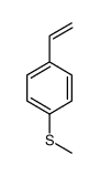 1-ethenyl-4-methylsulfanylbenzene Structure