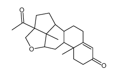 2a-acetyl-5b,11c-dimethyl-1,2,2a,4a,5,5a,5b,6,7,10,11,11a,11b,11c-tetradecahydronaphtho[2',1':4,5]indeno[7,1-bc]furan-8(3h)-one Structure