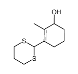 3-[1,3]dithian-2-yl-2-methyl-cyclohex-2-enol Structure