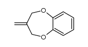 3-Methylene-3,4-dihydro-2H-1,5-benzodioxepin结构式