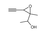 Oxiranemethanol, 3-ethynyl-alpha,2-dimethyl- (9CI) Structure