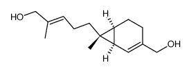 (1R,6β)-7β-[(E)-5-Hydroxy-4-methyl-3-pentenyl]-7-methylbicyclo[4.1.0]hept-2-ene-3-methanol结构式