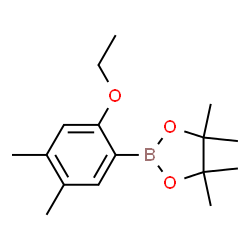 4,5-Dimethyl-2-ethoxyphenylboronic acid, pinacol ester Structure