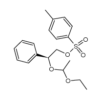 (2S)-2-(1-ethoxyethoxy)-2-phenylethyl 4-methylbenzenesulfonate Structure