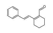 2-(trans-β-styryl)-3,4,5,6-tetrahydrobenzaldehyde结构式