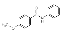 4-methoxy-N-phenyl-benzenesulfinamide结构式