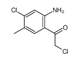 Ethanone, 1-(2-amino-4-chloro-5-methylphenyl)-2-chloro- (9CI) Structure