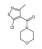 (5-Chloro-3-methyl-isothiazol-4-yl)-morpholin-4-yl-methanone Structure