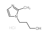 3-(2-methyl-1H-imidazol-1-yl)propan-1-ol(SALTDATA: HCl) structure