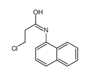 3-CHLORO-N-1-NAPHTHYLPROPANAMIDE Structure