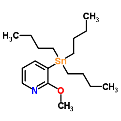 2-Methoxy-3-(tributylstannyl)pyridine Structure