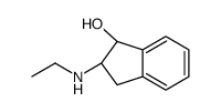 (1R,2S)-2-(ethylamino)-2,3-dihydro-1H-inden-1-ol结构式
