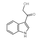 3-(Hydroxyacetyl)indole Structure