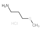 1-Propanamine,3-(methylthio)-, hydrochloride (1:1)结构式