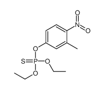 diethoxy-(3-methyl-4-nitrophenoxy)-sulfanylidene-λ5-phosphane结构式