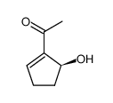 Ethanone, 1-[(5S)-5-hydroxy-1-cyclopenten-1-yl]- (9CI)结构式