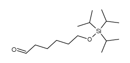 6-(triisopropylsiloxy)hexan-1-al结构式