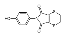 6-(4-hydroxyphenyl)-2,3-dihydro-[1,4]dithiino[2,3-c]pyrrole-5,7-dione Structure