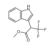 methyl 3,3,3-trifluoro-2-(1H-indol-3-yl)propanoate Structure