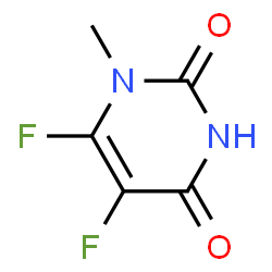 2,4(1H,3H)-Pyrimidinedione,5,6-difluoro-1-methyl-(9CI)结构式