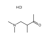 4-(dimethylamino)-3-methylbutan-2-one hydrochloride Structure