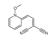 2-[2-(1-methoxypyridin-2-ylidene)ethylidene]propanedinitrile Structure