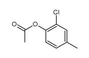 acetic acid-(2-chloro-4-methyl-phenyl ester) Structure