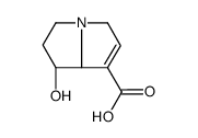 (7S,8R)-7-hydroxy-5,6,7,8-tetrahydro-3H-pyrrolizine-1-carboxylic acid结构式