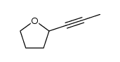 2-(1-Propynyl)tetrahydrofuran结构式
