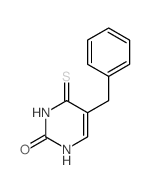 2(1H)-Pyrimidinone,3,4-dihydro-5-(phenylmethyl)-4-thioxo- Structure