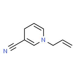 3-Pyridinecarbonitrile,1,4-dihydro-1-(2-propenyl)-(9CI) structure