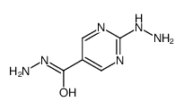 5-Pyrimidinecarboxylic acid, 2-hydrazino-, hydrazide (9CI) structure