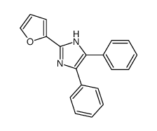 2-(furan-2-yl)-4,5-diphenyl-1H-imidazole结构式