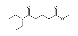 methyl 4-(N,N-diethylcarbamoyl)butyrate结构式