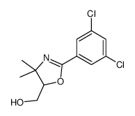 [2-(3,5-dichlorophenyl)-4,4-dimethyl-5H-1,3-oxazol-5-yl]methanol结构式