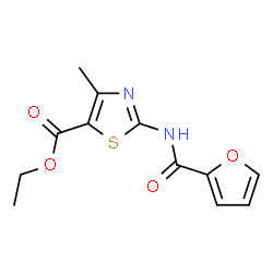 ethyl 2-(furan-2-carboxamido)-4-methylthiazole-5-carboxylate structure