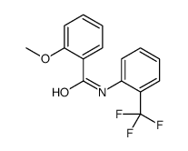 2-Methoxy-N-[2-(trifluoromethyl)phenyl]benzamide结构式