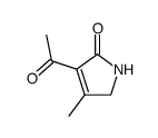 2H-Pyrrol-2-one, 3-acetyl-1,5-dihydro-4-methyl- (9CI) Structure