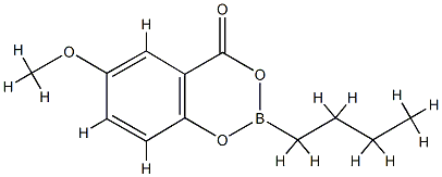 2-Butyl-6-methoxy-4H-1,3,2-benzodioxaborin-4-one structure