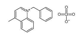 1-benzyl-4-methylquinolin-1-ium,perchlorate Structure